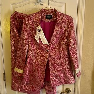 Pink and Gold Women's 2pc suit